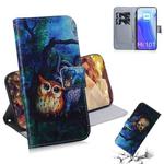 For Xiaomi Mi 10T / 10T Pro 5G Coloured Drawing Horizontal Flip Leather Case, with Holder & Card Slots & Wallet(Oil Painting Owl)