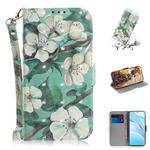 For Xiaomi Mi 10T Lite 5G 3D Colored Drawing Horizontal Flip Leather Case with Holder & Card Slots & Wallet & Lanyard(Watercolor Flower)