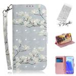 For Xiaomi Mi 10T Pro 5G 3D Colored Drawing Horizontal Flip Leather Case with Holder & Card Slots & Wallet & Lanyard(Magnolia)