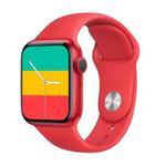 X16 1.75 inch IPS Screen IP67 Waterproof Smart Watch, Support Sleep Monitor / Heart Rate Monitor / Bluetooth Call, Style:Sport Button Strap(Red)