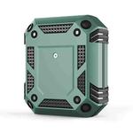 Iron Man Four-corner Shockproof Earphone Protective Cover For AirPods 1 / 2(Green)