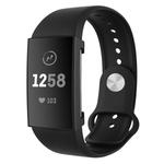 For Fitbit Charge 3 / 4 Full Coverage Plating TPU Watch Case(Black)