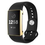 For Fitbit Charge 3 / 4 Full Coverage Plating TPU Watch Case(Gold)