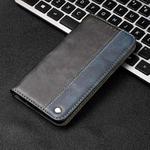 For Samsung Galaxy A42 5G Business Solid Color Stitching Horizontal Flip Leather Case with Holder & Card Slots(Blue)