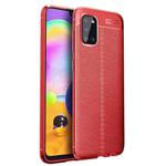 For Samsung Galaxy A02s Litchi Texture TPU Shockproof Case(Red)