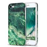 TPU Glossy Marble Pattern IMD Protective Case For iPhone 8 / 7(Emerald Green)