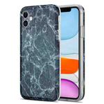 TPU Glossy Marble Pattern IMD Protective Case For iPhone 11(Dark Grey)