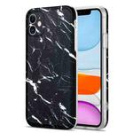 TPU Glossy Marble Pattern IMD Protective Case For iPhone 11(Black)