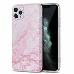 TPU Glossy Marble Pattern IMD Protective Case For iPhone 11 Pro(Light Pink)