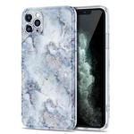 TPU Glossy Marble Pattern IMD Protective Case For iPhone 11 Pro Max(Earthy Grey)