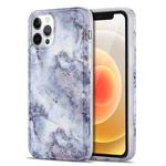TPU Glossy Marble Pattern IMD Protective Case For iPhone 12 Pro Max(Earthy Grey)