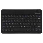 Universal Round Keys Detachable Bluetooth Keyboard for iPad 9-10 inch(Black)