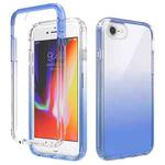 Shockproof  High Transparency Two-color Gradual Change PC+TPU Candy Colors Protective Case For iPhone 6 / 6s(Blue)