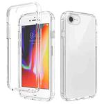Shockproof  High Transparency Two-color Gradual Change PC+TPU Candy Colors Protective Case For iPhone 6 / 6s(Transparent)