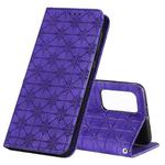For Xiaomi Mi 10T Pro 5G / Mi 10T 5G / Redmi K30s Lucky Flowers Embossing Pattern Magnetic Horizontal Flip Leather Case with Holder & Card Slots(Purple)