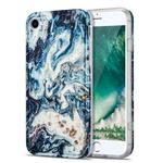 TPU Gilt Marble Pattern Protective Case For iPhone 8 / 7(Blue)