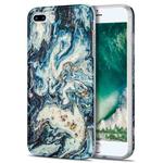 TPU Gilt Marble Pattern Protective Case For iPhone 8 Plus / 7 Plus(Blue)