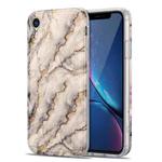 TPU Gilt Marble Pattern Protective Case For iPhone XR(Grey)
