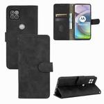 For Motorola Moto G 5G Solid Color Skin Feel Magnetic Buckle Horizontal Flip Calf Texture PU Leather Case with Holder & Card Slots & Wallet(Black)