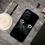 For OnePlus 8T Oil Embossed Coloured Drawing Pattern Shockproof  TPU Protective Case(Whiskers)