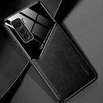 For vivo iQOO 5 All-inclusive Leather + Organic Glass Protective Case with Metal Iron Sheet(Black)