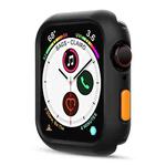 Silicone Frame Protective Case For Apple Watch Series 6 & SE & 5 & 4 44mm(Orange)