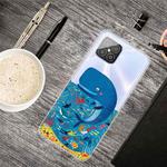 For Huawei Nova 8 SE Colored Drawing Clear TPU Protective Cases(Whale Seabed)