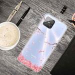 For Huawei Nova 8 SE Colored Drawing Clear TPU Protective Cases(Cherry Blossoms)