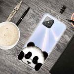 For Huawei Nova 8 SE Colored Drawing Clear TPU Protective Cases(Hug Face Bear)