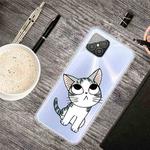 For Huawei Nova 8 SE Colored Drawing Clear TPU Protective Cases(Tilted Head Cat)