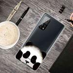 For Xiaomi Mi 10T Pro Colored Drawing Clear TPU Protective Cases(Hug Face Bear)