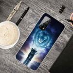 For Xiaomi Mi 10T Pro Colored Drawing Clear TPU Protective Cases(The Lion King)