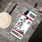 For OnePlus Nord N10 5G Boarding Pass Series TPU Phone Protective Case(Kuala Lumpur)