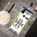 For OnePlus Nord N10 5G Boarding Pass Series TPU Phone Protective Case(Los Angeles)
