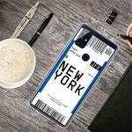 For OnePlus Nord N100 Boarding Pass Series TPU Phone Protective Case(New York)