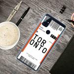 For OnePlus Nord N100 Boarding Pass Series TPU Phone Protective Case(Toronto)