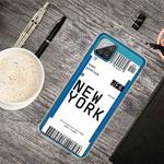 For Samsung Galaxy A12 Boarding Pass Series TPU Phone Protective Case(New York)
