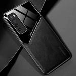 For Huawei Nova 7 All-inclusive Leather + Organic Glass Protective Case with Metal Iron Sheet(Black)