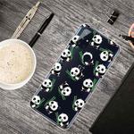 For OnePlus Nord N10 5G Shockproof Painted Transparent TPU Protective Case(Panda)