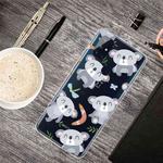 For OnePlus Nord N10 5G Shockproof Painted Transparent TPU Protective Case(Koala)