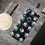For OnePlus Nord N100 Shockproof Painted Transparent TPU Protective Case(Panda)