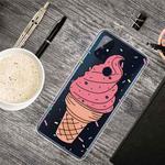For OnePlus Nord N100 Shockproof Painted Transparent TPU Protective Case(Big Cone)