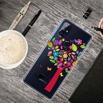 For OnePlus Nord N100 Shockproof Painted Transparent TPU Protective Case(Tree Cat)