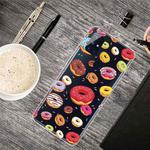For OnePlus Nord N100 Shockproof Painted Transparent TPU Protective Case(Donuts)