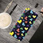 For OnePlus Nord N100 Shockproof Painted Transparent TPU Protective Case(Love)