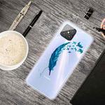 For Huawei Nova 8 SE Shockproof Painted Transparent TPU Protective Case(Feather)