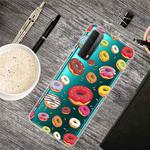 For Huawei P Smart 2021 Shockproof Painted Transparent TPU Protective Case(Donuts)