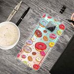 For Xiaomi Mi 10T Lite 5G Shockproof Painted Transparent TPU Protective Case(Donuts)