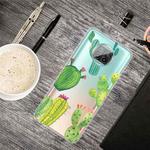 For Xiaomi Mi 10T Lite 5G Shockproof Painted Transparent TPU Protective Case(Cactus)