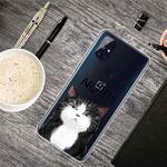 For OnePlus Nord N100 Shockproof Painted Transparent TPU Protective Case(NO Cat)